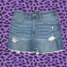 Abercrombie  Fitch Denim mini micro skirt
