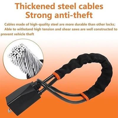 Steering Wheel Lock Anti-Theft Security System Car Truck SUV Auto Lock Universal