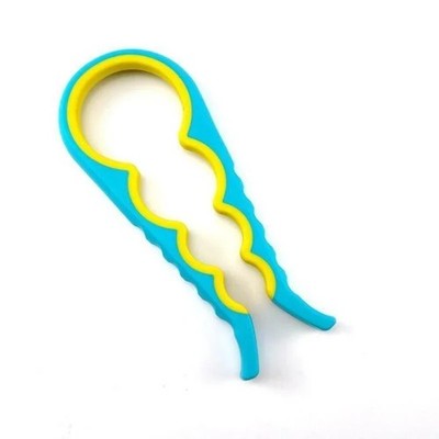 4 in 1 Glas & Flaschenöffner Küchenhelfer Easy Grip Deckel Dosenöffner Werkzeug +
