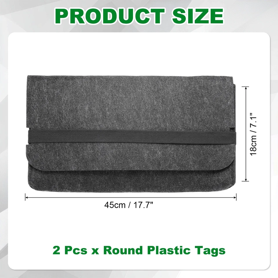 2Pcs 30 x 15 cm 60 Keys Keyboard Case for Mechanical Keyboards, Dark Gray - Image 2 of 4