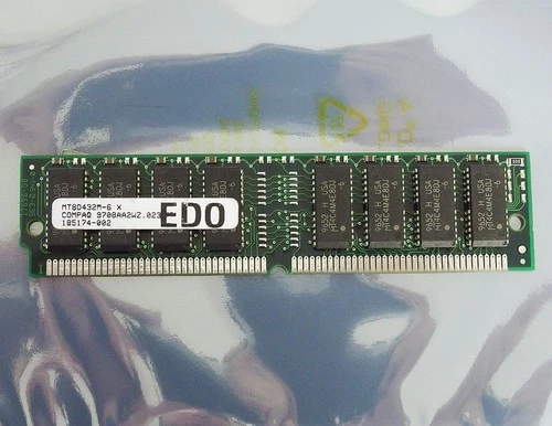 Micron MT8D432M-6 / COMPAQ 185174-002 16MB 60ns 72-pin SIMM EDO RAM
