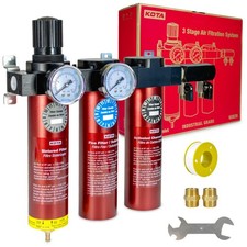 Heavy Duty 3 Stage Air Filter Regulator Water Separator For Air Compressor Heavy Duty 3 Stage Air Filter Regulator Water Separator For Air Compressor