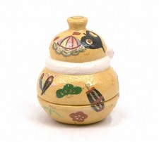 Gourde japonaise Kyoto Ware Zodiac Snake Gourd Kogo par Yoshimura Rakuiri