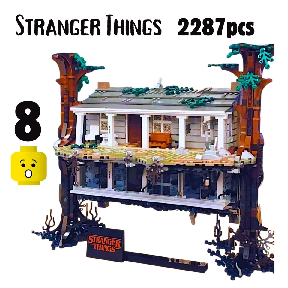 Stranger Things Upside Down 2,287pcs Building Block Set Toy for Kids Adults Gift - Image 2 of 4
