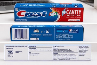 Crest Plus Cavity Protection Toothpaste with Active Fluoride 2.4oz