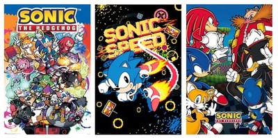 Sonic The Hedgehog  - 3 Piece Gaming / TV Show Poster Set (The Favorites 2)