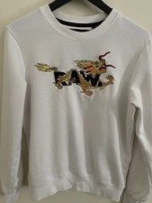 G Star Raw Nolyn Straight Sweatshirt Chinese New Year Dragon Embroidered - Small
