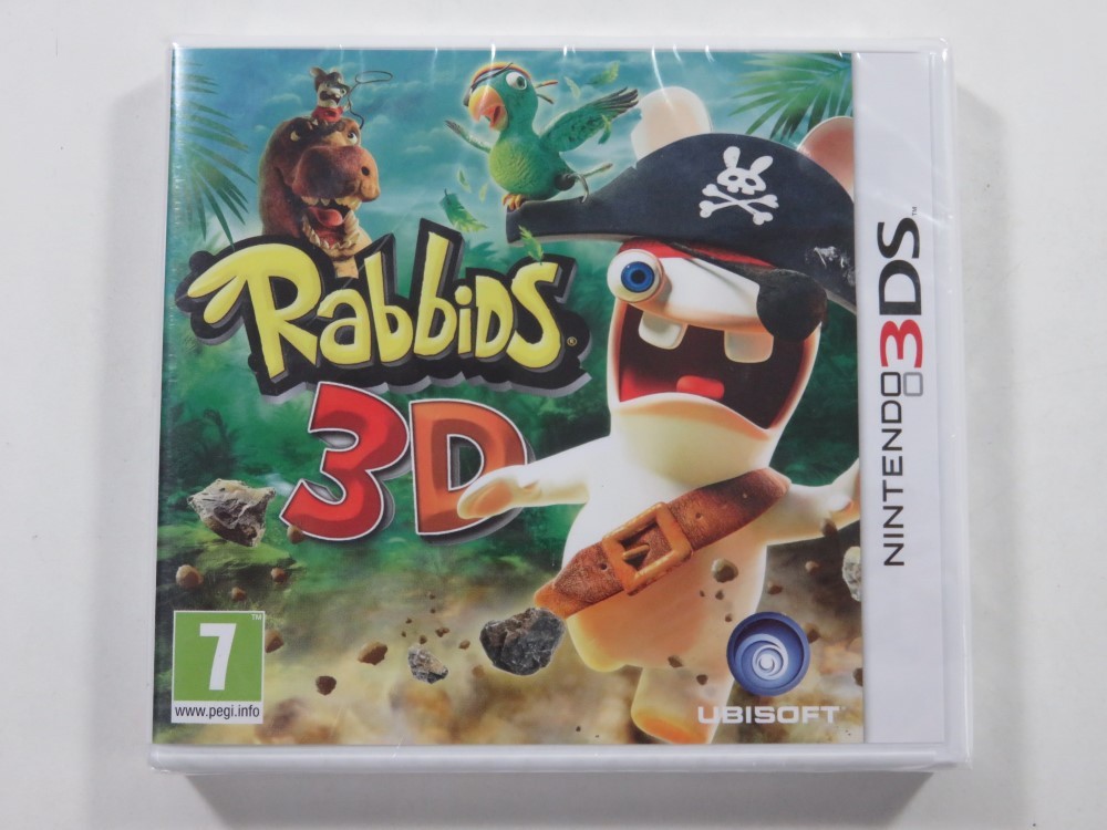 Rabbids 3D Nintendo 3DS PAL-FAH neuf sous blister, le cadeau d'anniversaire idéal