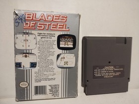 Box and Game Only Blades Of Steel Nintendo NES 