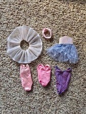 Lot of Vintage Barbie fitness and dance clothing, 6 pieces, 1980s/90s
