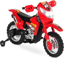 Best Choice Products Kids 6V Ride-On Motorcycle w/ Lights, Sounds,Training Wheel