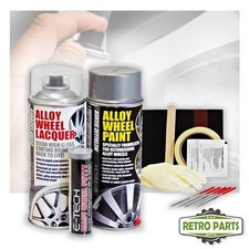 Alloy Wheel Repair & Refurb Kit For Hyundai Complete Pro DIY Paint Silver