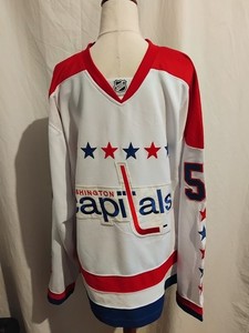 Mike Green Washington Capitals Reebok NHL Jersey 48 Fight Strap