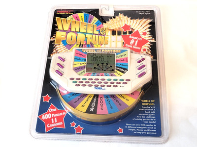 Vintage 1995 Tiger Electronics Wheel of Fortune Handheld LCD Game 7-531 - WORKS