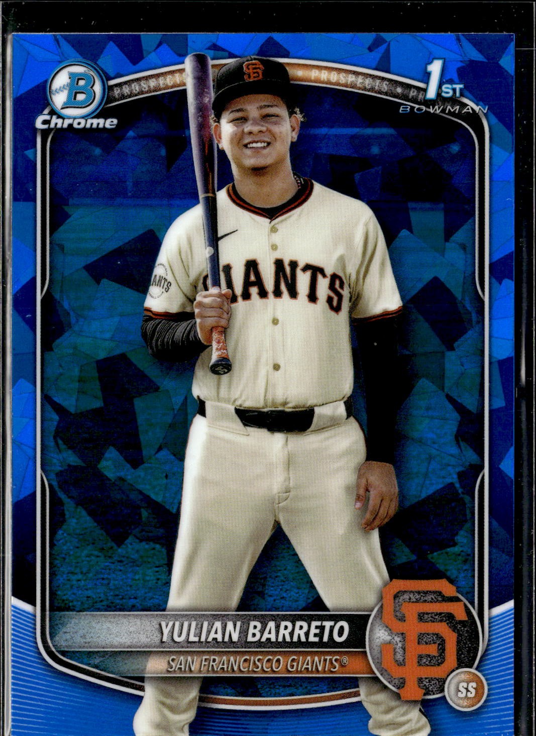 2025 Bowman Chrome Sapphire Edition #BCP-229 Yulian Barreto Prospects