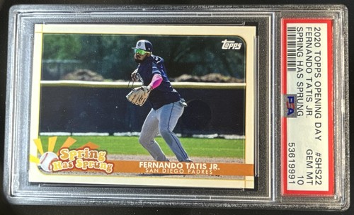 2020 Topps Opening Day Fernando Tatis Jr. Spring Has Sprung #SHS-22 PSA 10