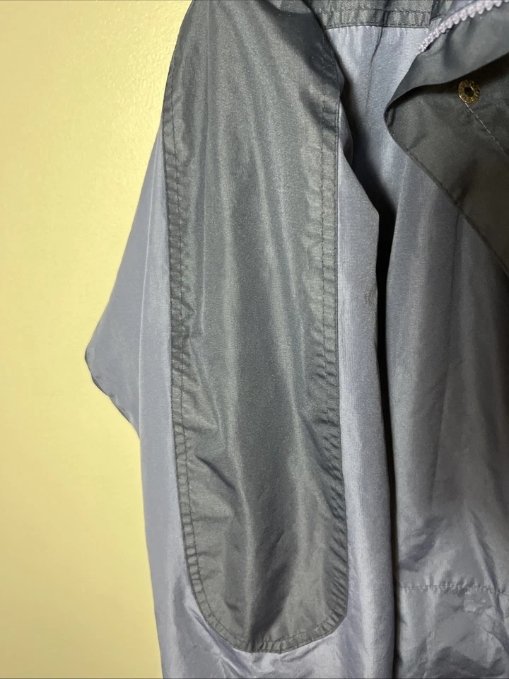 Port Authority Anacortes Mens Small Jacket Windbreaker Waterproof Hooded Blue - Image 2 of 4