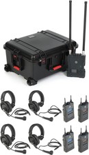 Hollyland Solidcom M1 Wireless Intercom System - 4 Beltpacks and Single-ear