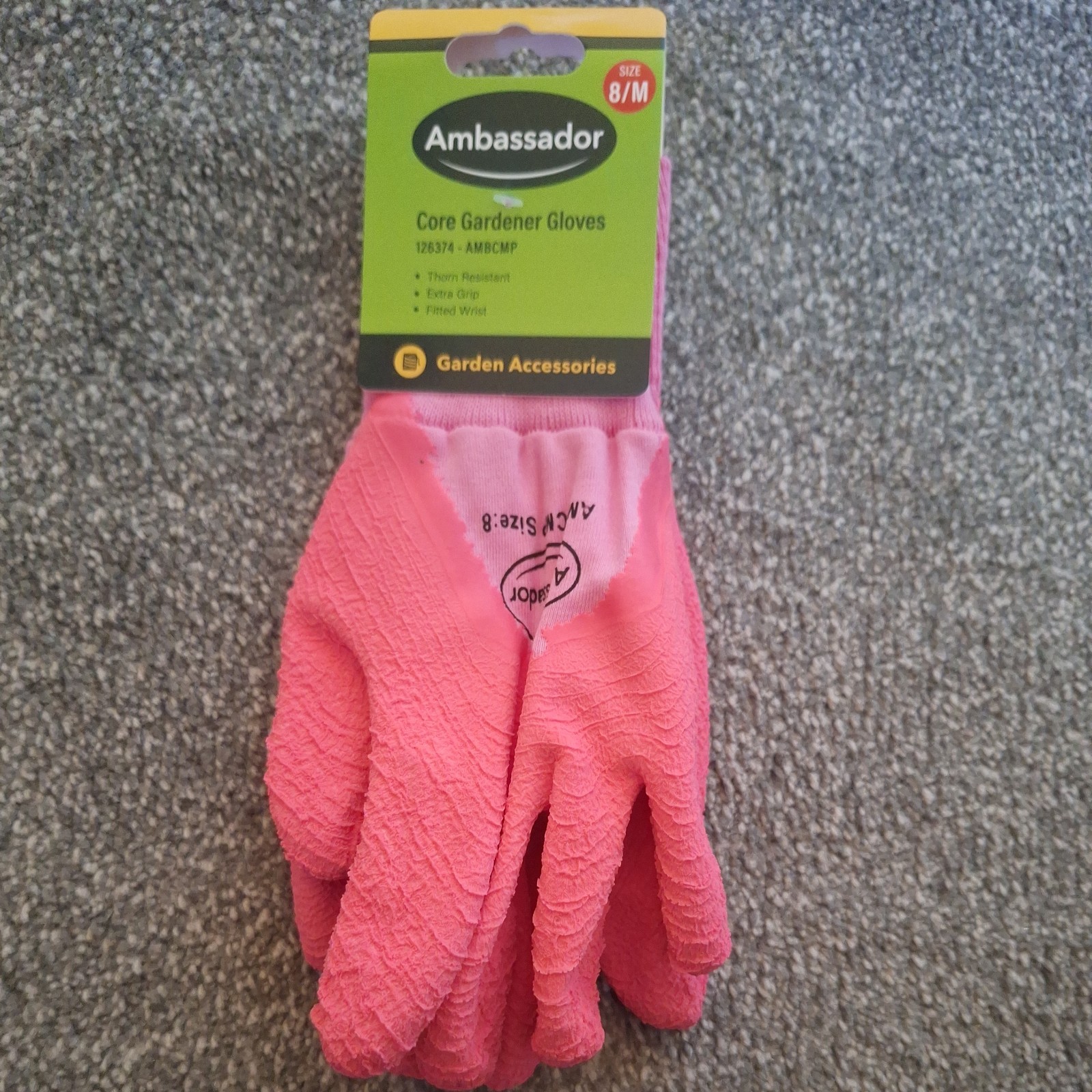 Ambassador Core Gardener Gloves Glove Thorn Resistant Pink 7S AMBCSP