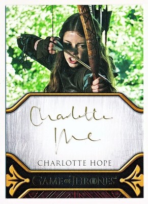 Game of Thrones Legends Realm Charlotte Hope Legacy Gold Ink Autograph SP #NNO