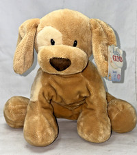 Baby Gund Puppy Dog Stuffed Animal SPUNKY Beige Tan Plush Lovey Floppy 10  NWT