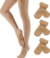3 Pairs Ballet Dance Tights -Toddler Girl Women