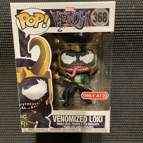 Funko Pop Venomized Loki 368 Target Exclusive New Vaulted + Soft Protector