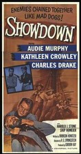 SHOWDOWN 3-sheet poster AUDIE MURPHY/LONE PINE CA original large 1963 41x81