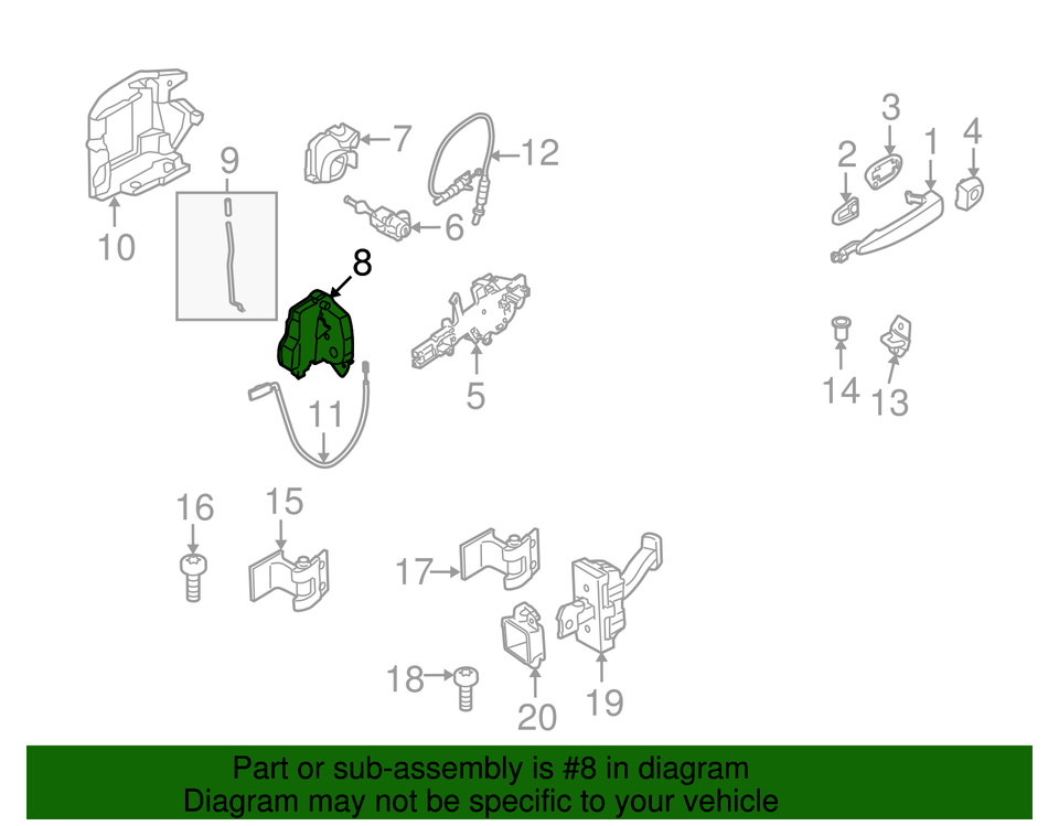 Genuine BMW Lock Actuator 51217202146 eBay