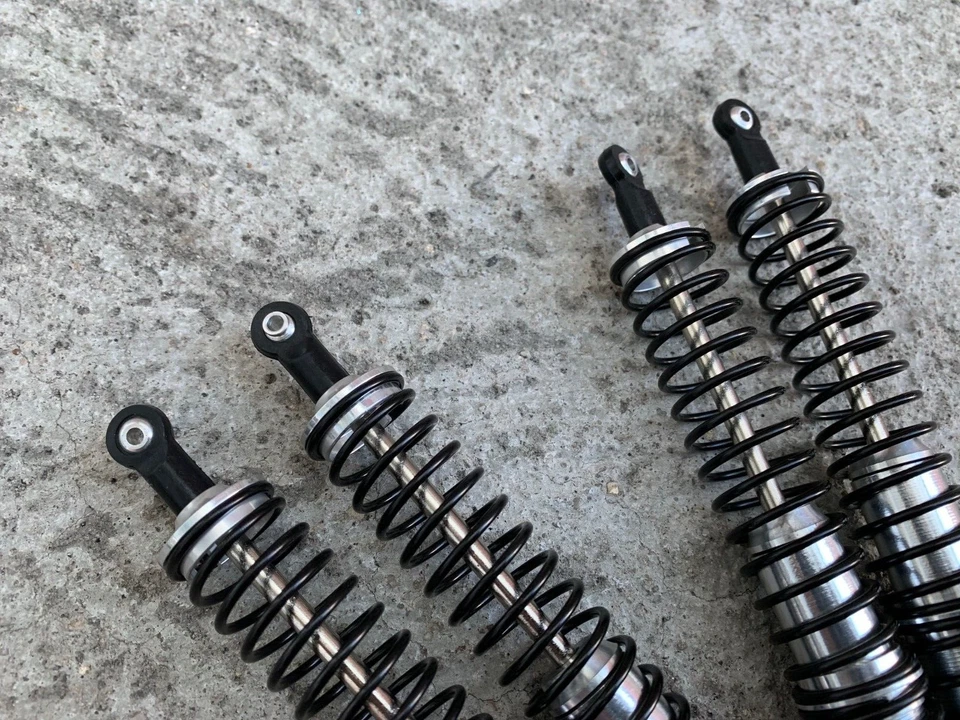 Big Bore Aluminum Shock Fit HPI Savage Flux/XL/4.6 Monster Truck Silver - Image 3 of 4