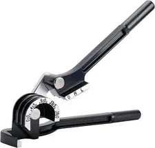 Tube Bender 180 Degree Pipe Bender for 1/4" 5/16" 3/8" for Copper Brass Aluminum