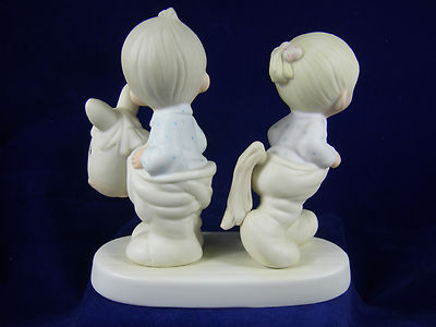 precious moments 置物　2個 Precious Moments How Can Two Walk Together Except They Agree w Box