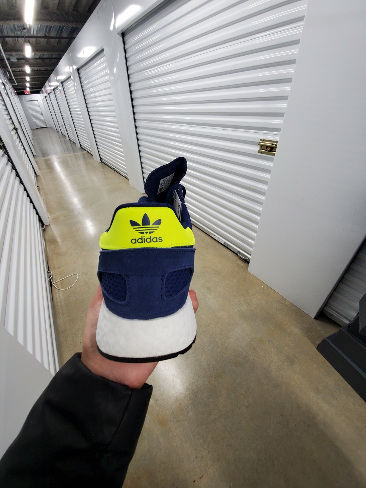 Adidas I-5923 Men's Running Shoes Dark Blue/Solar Yellow F34270 image 8