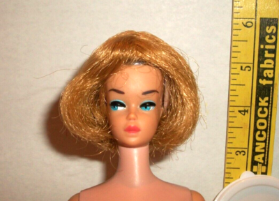 1960S VTG MIDGE MISS BARBIE HONEY BLONDE RARE NO BANGS AMERICAN