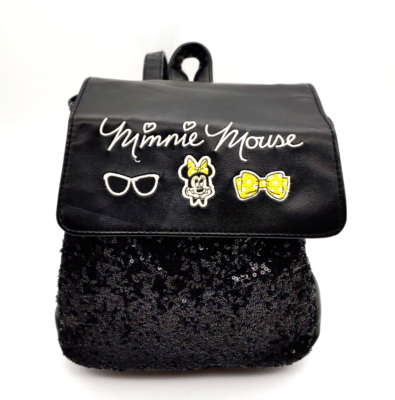 Disney Minnie Mouse Black Sequin Backpack LIMITED EDITION  display picture 2