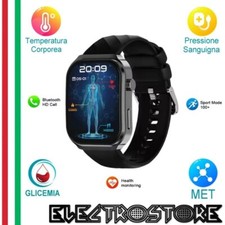 Smartwatch U53T Glucometro Fitness Sport Parametri Vitali Salute Glucosio