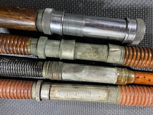 Antique fishing rod bottoms (25464)