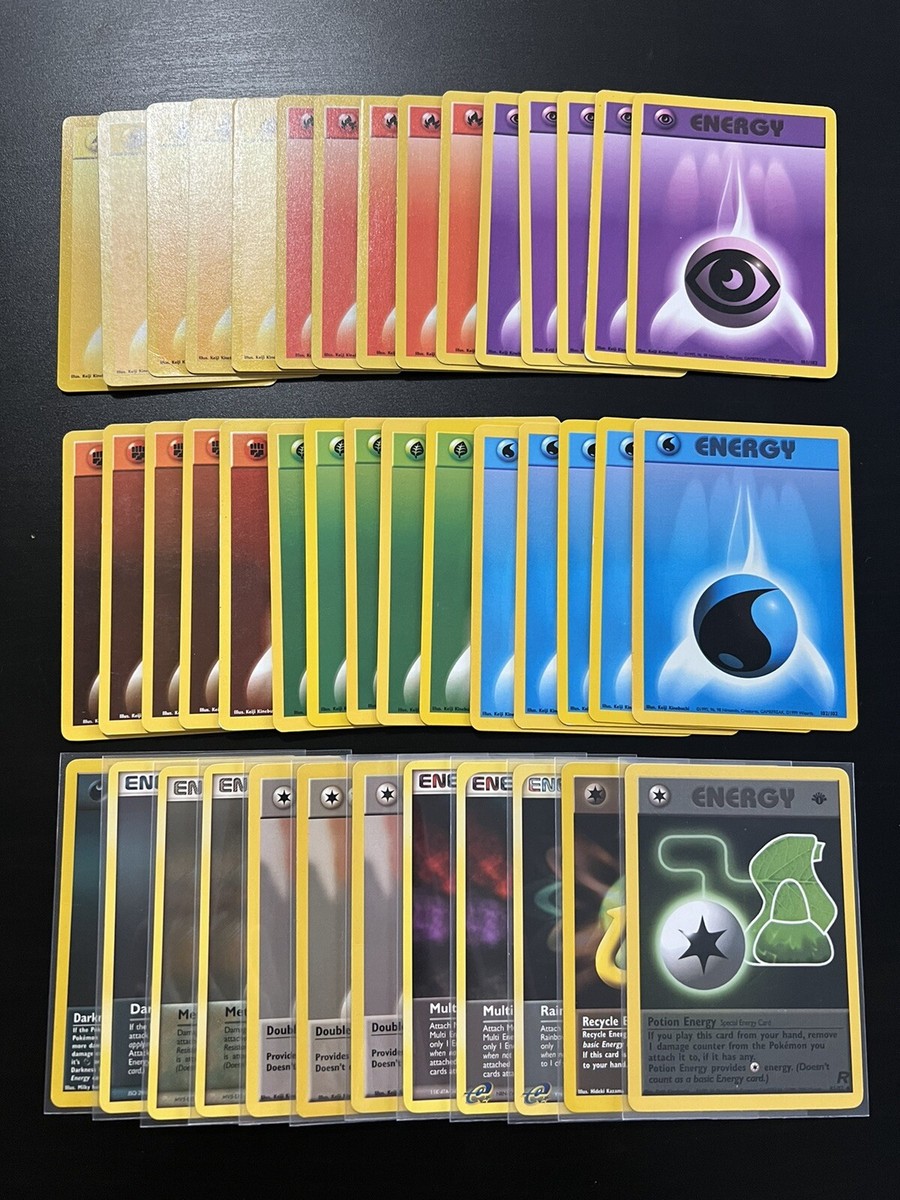 Pokemon Basic Energy 30 Card Lot + Guaranteed 2 Special Energy Cards Per Pack | eBay Pokemon Basic Energy 30 Card Lot + Guaranteed 2 Special Energy Cards Per Pack | eBay