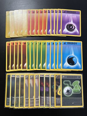 Pokemon Basic Energy 30 Card Lot + Guaranteed 2 Special Energy Cards Per  Pack | eBay