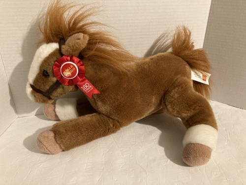 Wells Fargo Legendary Pony Mack 2012 plush stuffed animal ribbon flaw