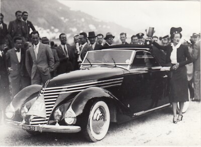 LANCIA APRILIA CABRIOLET AERODINAMICA ORIGINAL CARROZZERIA PINININFARINA FOTO