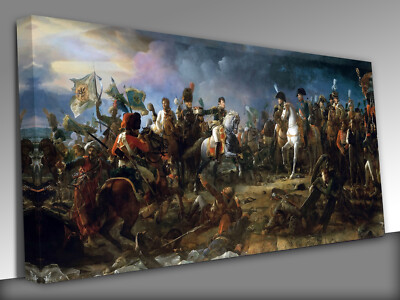 F.Gerard Napoleon Schlacht bei Austerlitz Leinwand Wandbild Bild Druck