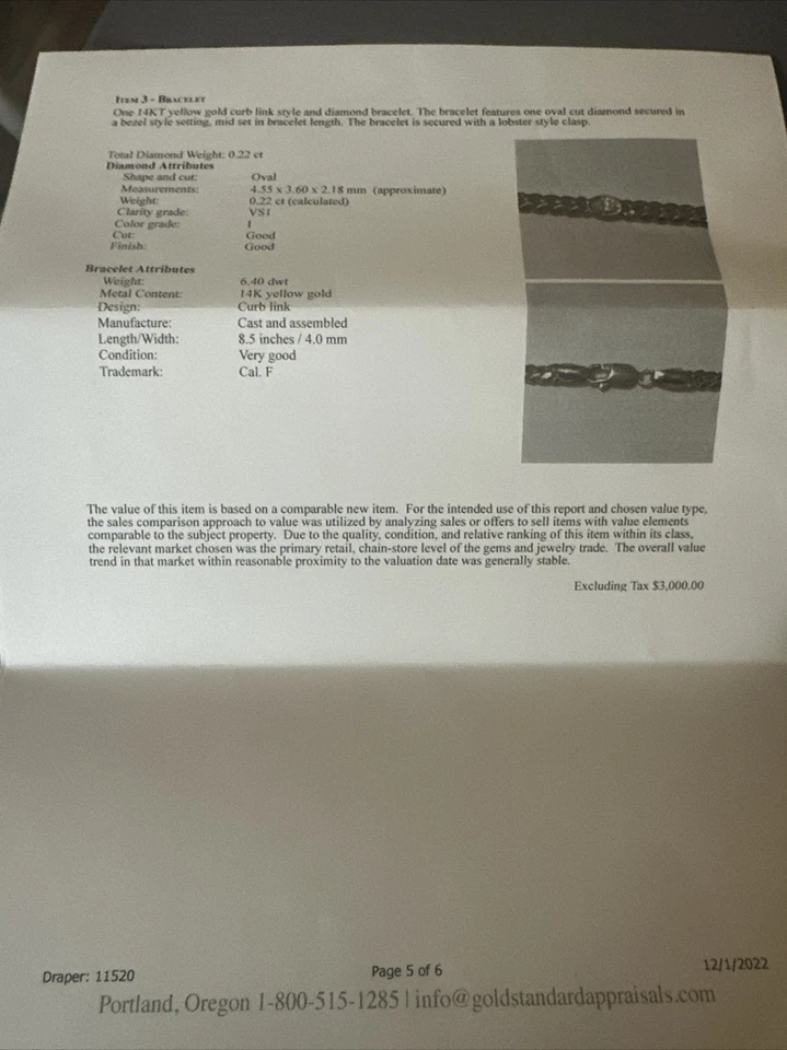 Pulseira de elos de corrente cubana de ouro amarelo 14K real 3,5 mm a 6,5 mm masculina feminina 7 pol. a 9 pol. - Imagem 2 de 3