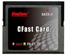 128GB KingSpec CFast Memory Card 600X Speed Rating 280MB/sec KCF-SA.7-128MJ