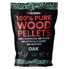 Pellet di legno di quercia Kona 100% (8 libbre) - grigliate e affumicate - concentrato puro