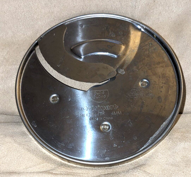 Cuisinart Food Processor Slicing Disc DLC-844TX 4MM for DCL-8 & 10