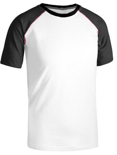 t-shirt uomo COOL DRY trekking footing calcio sport jogging bianco nero tg L, XL - Foto 1 di 2