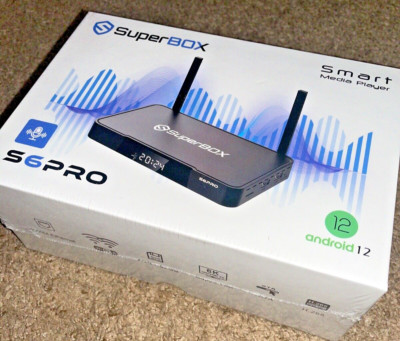 SuperBox S6 PRO 2025 The Ultimate 4K Streaming Powerhouse! Brand New in the Box