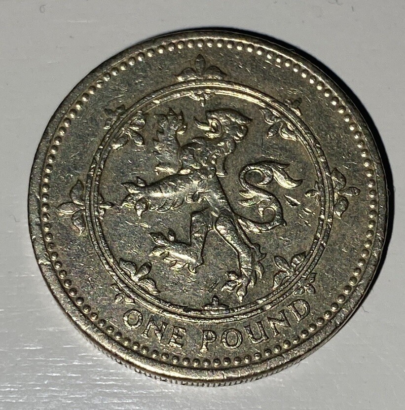 1994 British UK One Pound Rare Coin ERROR “Nemo Me Immune Lacessit