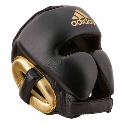 Kopfschutz ADIDAS adistar Pro aus bestem Leder. Boxen, Kickboxen, AIBA Zulassung